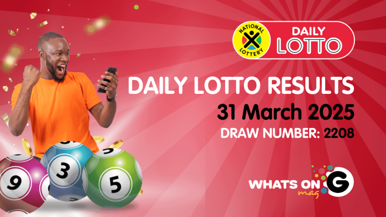 Ithuba Daily Lotto Results for 31/03/2025