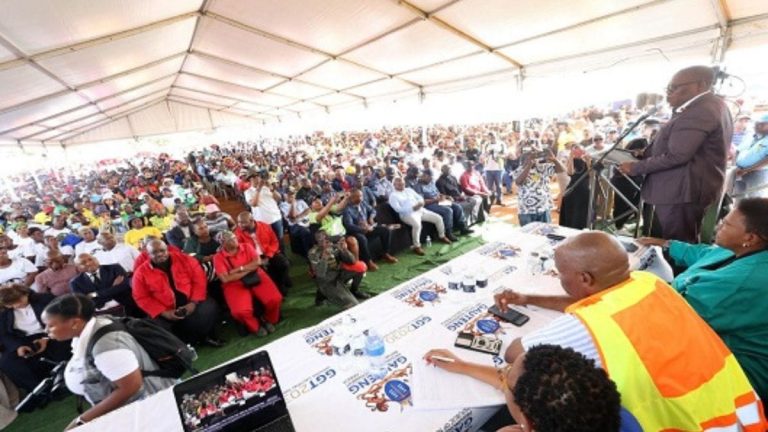 Government Tackles Service Delivery Challenges at Marry Me Informal Settlement Government Tackles Service Delivery Challenges at Marry Me Informal Settlement
