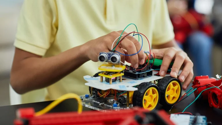 Inside Gauteng’s STEM Schools – Where Future Innovators Are Made Boy Playing with an Electronic Toy Car