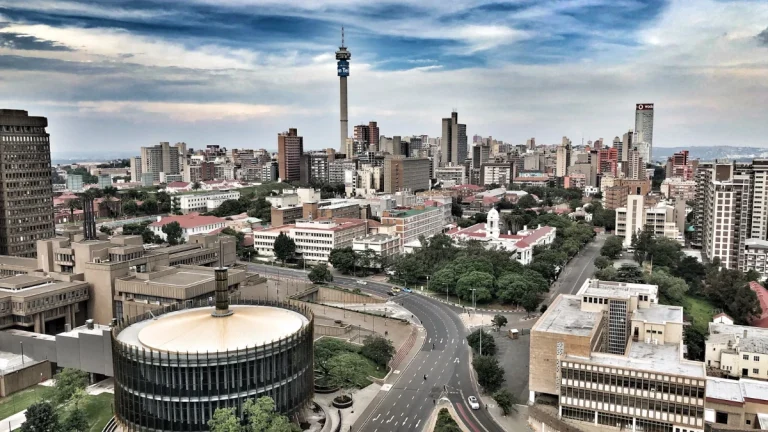 15 Best Attractions in Gauteng City of Johannesburg Aerial View