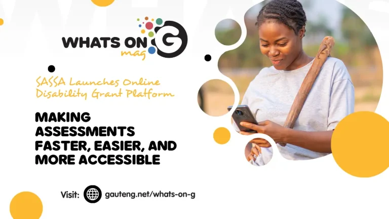 SASSA Launches Online Disability Grant Platform Making assessments faster, easier, and more accessible Disability Grant