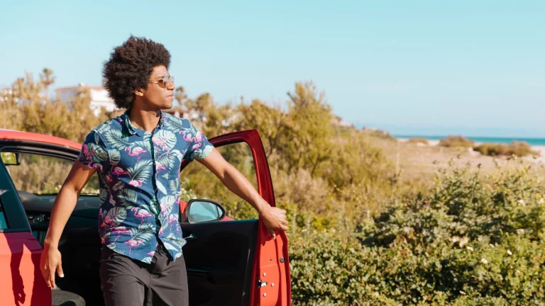 The Best Road Trips from Johannesburg: Scenic Routes & Must-See Stops Young black man coming out of car on nature