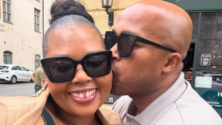 Anele Mdoda and Husband Rub Shoulders with Football Legends on Romantic Trip to Germany Anele Mdoda and her husband