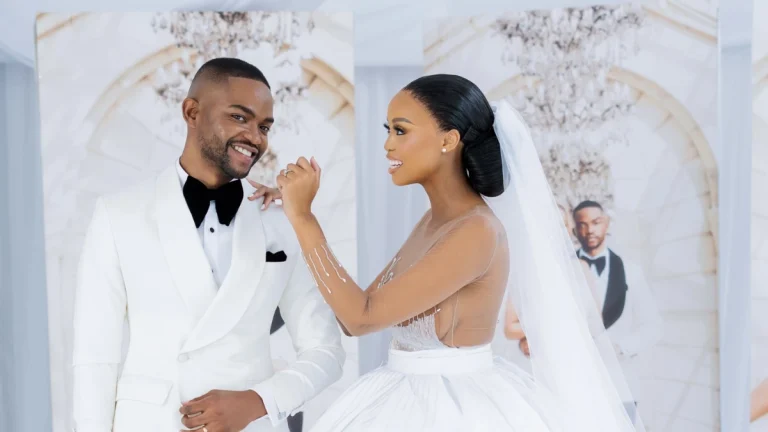Ntando Duma and Una Rams Tie the Knot in an Elegant, Intimate Wedding Ceremony Ntando Duma and Una Rams Open Up About Their Special Wedding Day