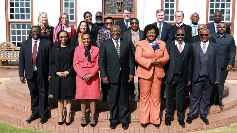President Ramaphosa Meets Judiciary to Strengthen South Africa’s Justice System President Ramaphosa Meets Judiciary to Strengthen South Africa's Justice System