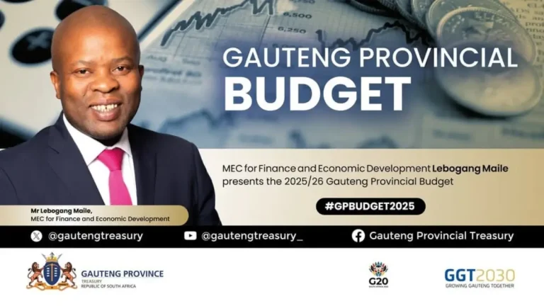 Gauteng 2025/26 Budget Speech: Key Allocations, Priorities, and Economic Recovery Plans Gauteng 2025/26 Budget Speech: Key Allocations, Priorities, and Economic Recovery Plans