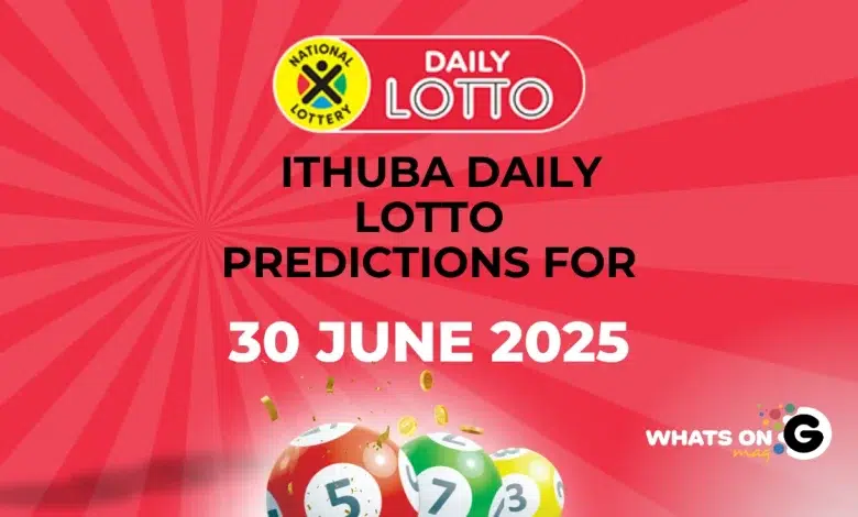 Ithuba Daily Lotto Predictions for Monday, 30/06/2025