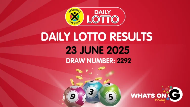 Ithuba Daily Lotto Results for Monday, 23/06/2025 Ithuba Daily Lotto Results for 23/06/2025
