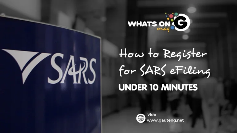 How to Register for SARS eFiling in Under 10 Minutes How to Register for SARS eFiling in Under 10 Minutes