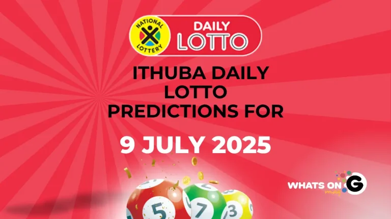 Ithuba Daily Lotto Predictions For 09/07/2025 Ithuba Daily Lotto Predictions For 09/07/2025