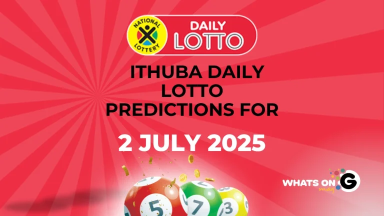 Ithuba Daily Lotto Predictions for Wednesday, 02/07/2025 Ithuba Daily Lotto Predictions for Wednesday, 02/07/2025