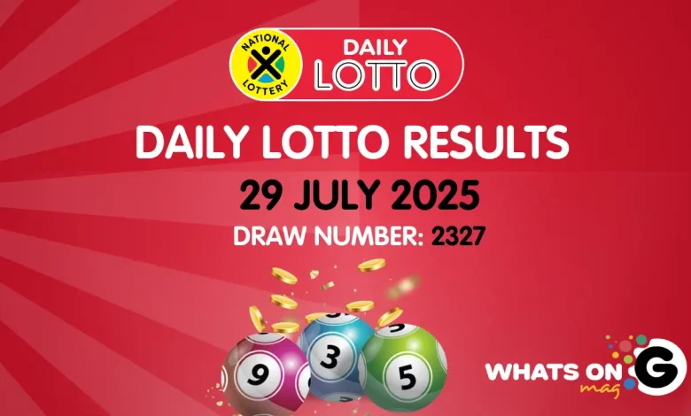 Ithuba Daily Lotto Results for 29/07/2025