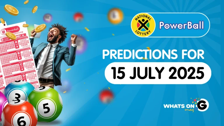 Ithuba Powerball Predictions For 15/07/2025 Ithuba Powerball Predictions For 15/07/2025