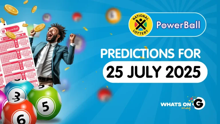 Ithuba Powerball Predictions For 25/07/2025 Ithuba Powerball Predictions For 25/07/2025
