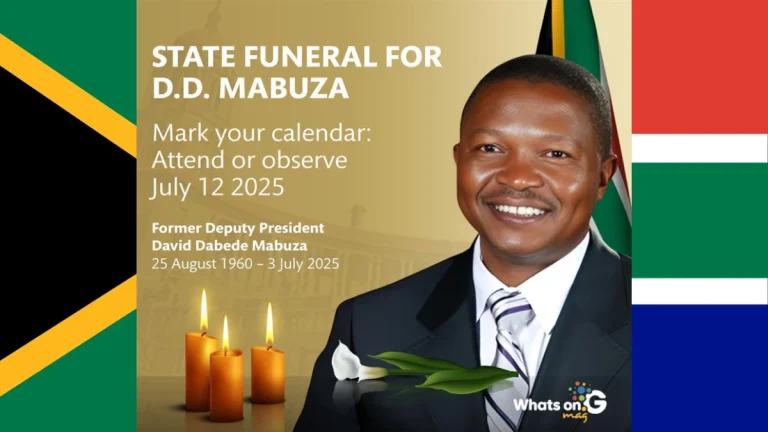 Mabuza’s Final Journey: Funeral to Be Held This Weekend Mabuza’s Final Journey: Funeral to Be Held This Weekend