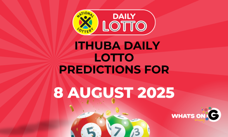 Ithuba Daily Lotto Predictions for 08 August 2025