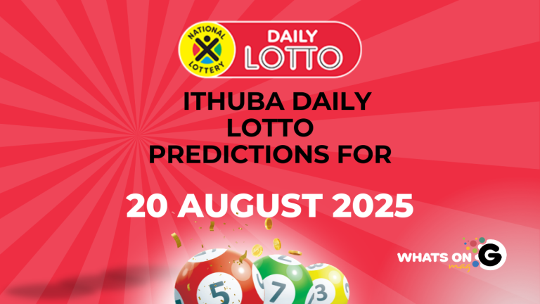 Ithuba Daily Lotto Predictions for 20/08/2025 Ithuba Daily Lotto Predictions for 20 August 2025