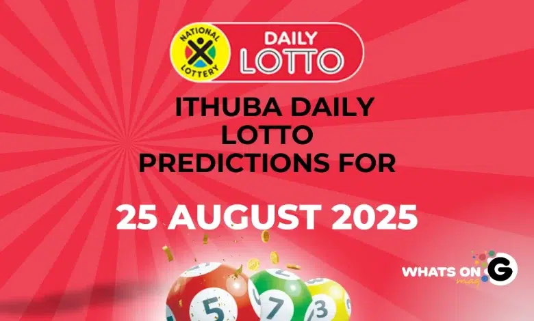 Ithuba Daily Lotto Predictions For 25/08/2025