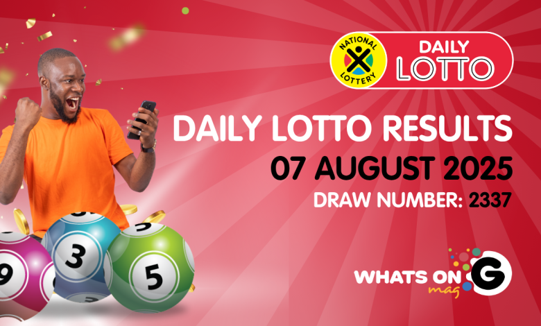 Ithuba Daily Lotto Results for 07/08/2025