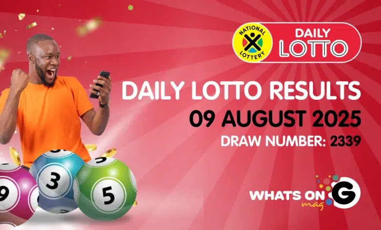 Ithuba Daily Lotto Results for 09/08/2025