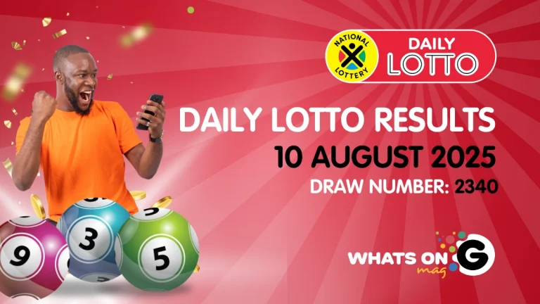 Ithuba Daily Lotto Results for 10/08/2025 Ithuba Daily Lotto Results for 10/08/2025