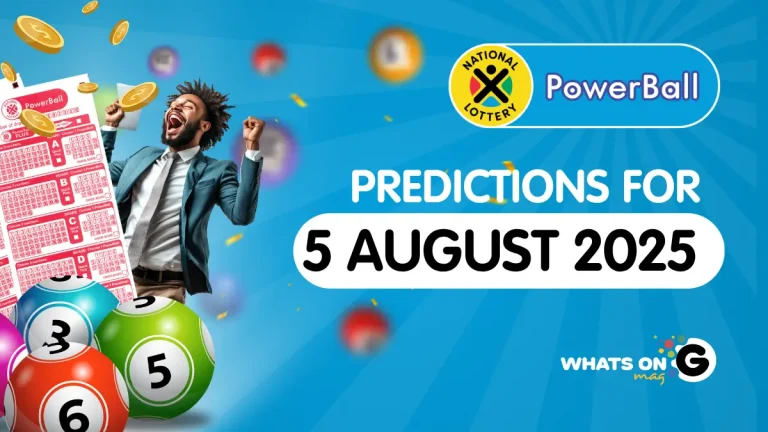 Ithuba Powerball Predictions For 05/08/2025 Ithuba Powerball Predictions For 04/08/2025
