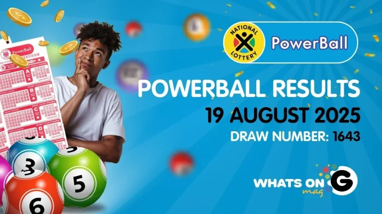 Ithuba Powerball Results For 19/08/2025 Ithuba Powerball Results For 19/08/2025
