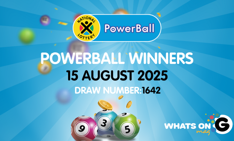 POWERBALL RESULTS: Congratulations to the Powerball Winners for 15/08/2025