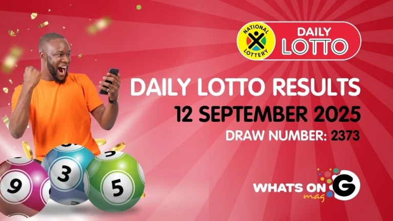 Ithuba Daily Lotto Results for 12/09/2025 Ithuba Daily Lotto Results for 12/09/2025