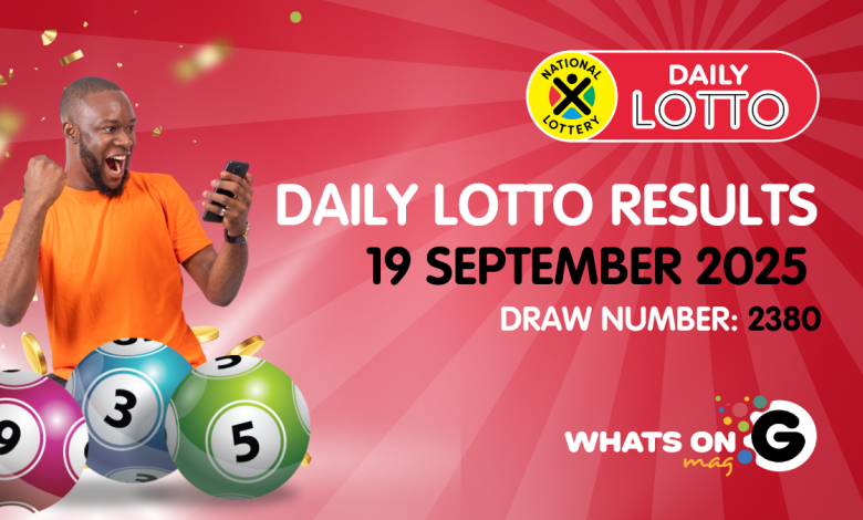 Ithuba Daily Lotto Results for 19/09/2025