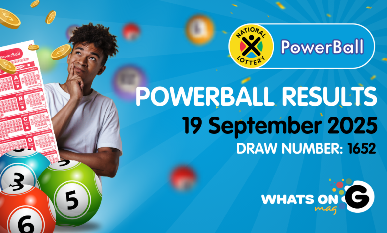 Ithuba Powerball Results for 19/09/2025