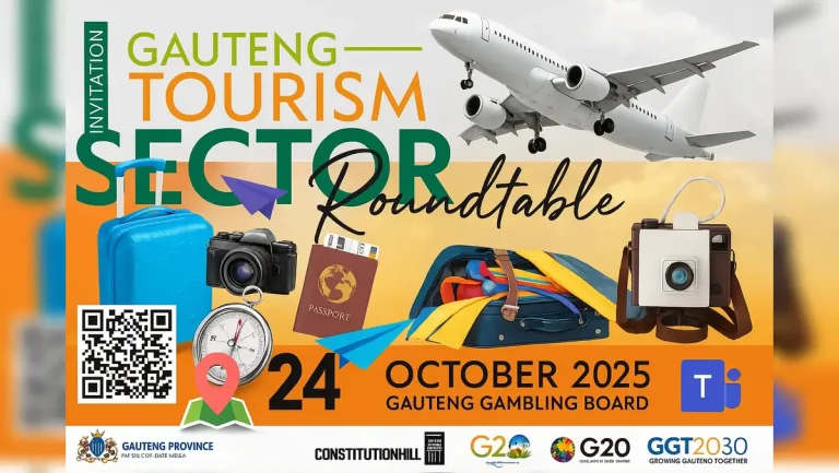 Gauteng Tourism Industry Gathers for Round Table on Growth, Innovation and Inclusion – 24 October 2025