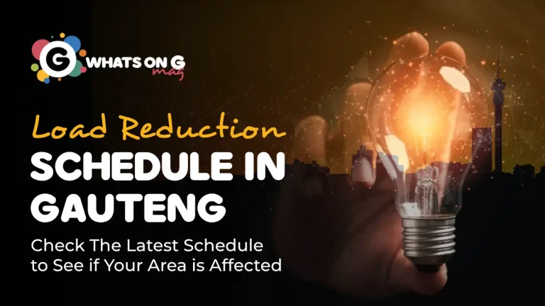 Load Reduction Schedule in Gauteng for the Week of 13-19 October 2025 Load Reduction Schedule in Gauteng for the Week of 13-19 October 2025