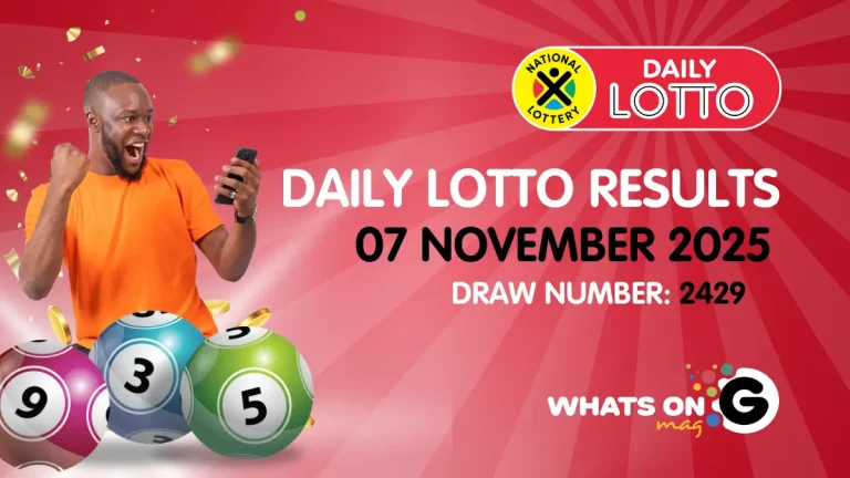 Ithuba Daily Lotto Results for 07/11/2025